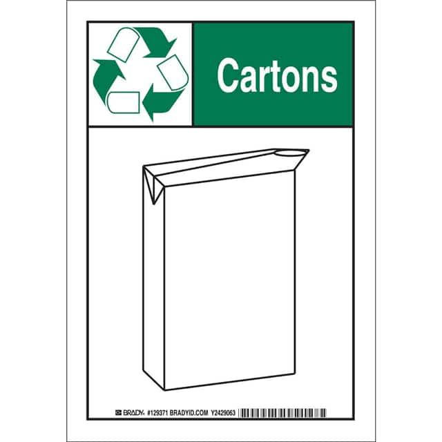 129371 B302 10X7 GRN/BLK/WHT CARTONS