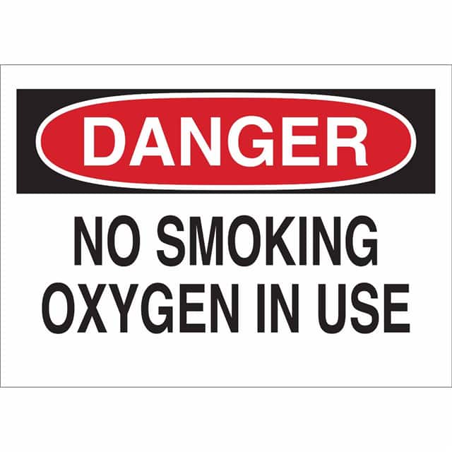 25087 B401 10X14 RED/BLK/WHT DANGER