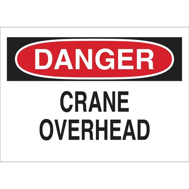 22949 B401 7X10 RED/BLK/WHT DANGER