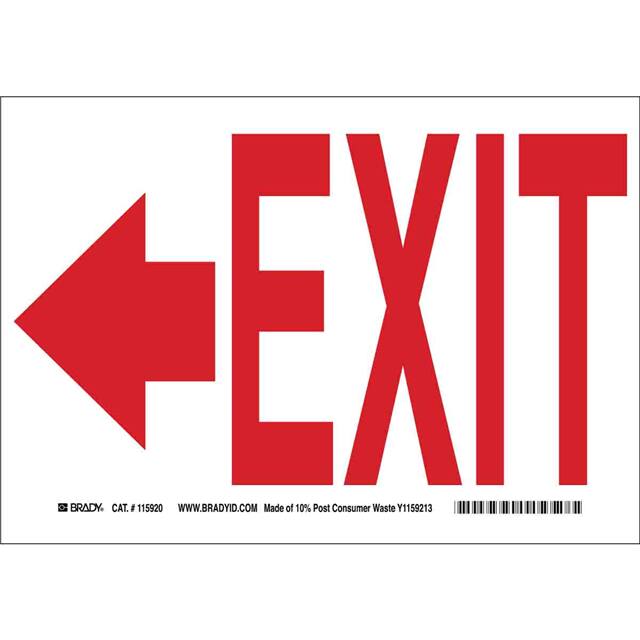 118141 B558 10X14 RED/WHT SUSTAINABLE E