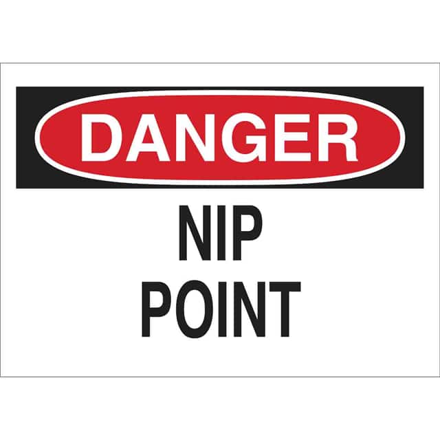 23022 B401 10X14 RED/BLK/WHT DANGER