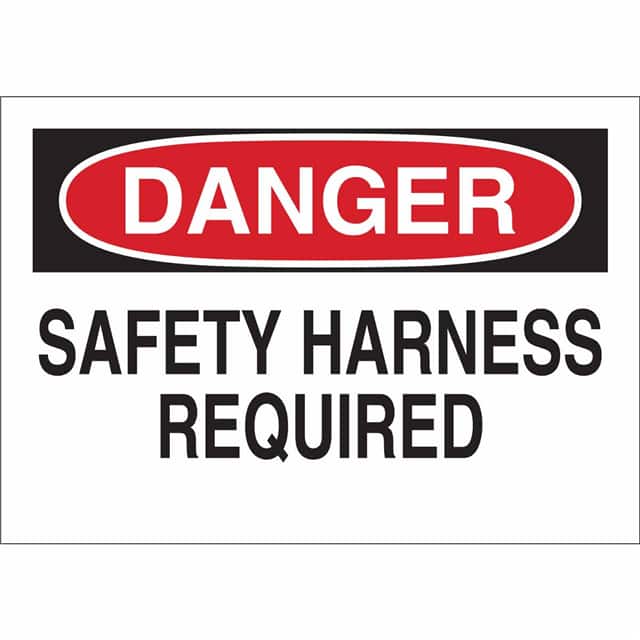 20028 B401 10X14 RED/BLK/WHT DANGER