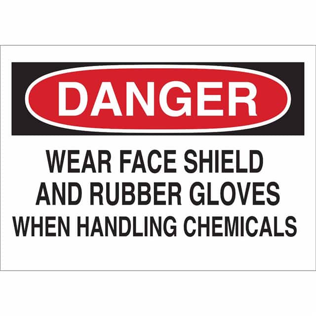 25223 B401 10X14 RED/BLK/WHT DANGER WE