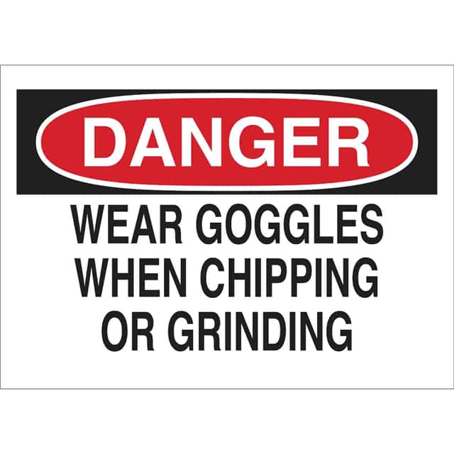22619 B401 10X14 RED/BLK/WHT DANGER