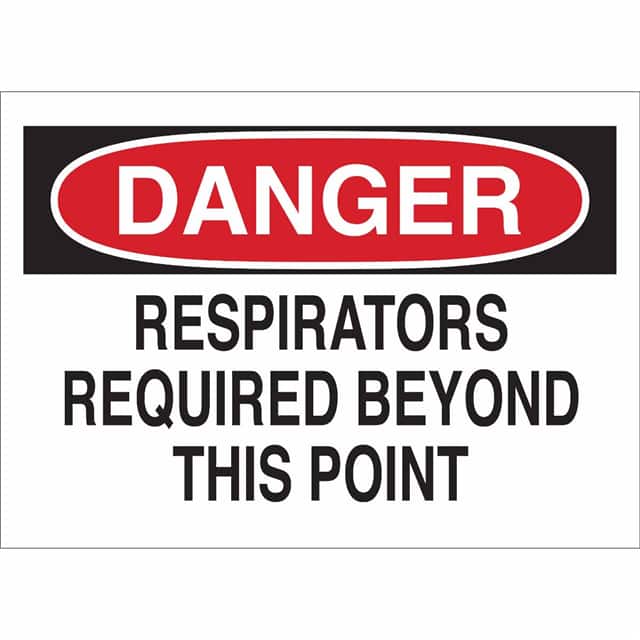 25221 B401 10X14 RED/BLK/WHT DANGER