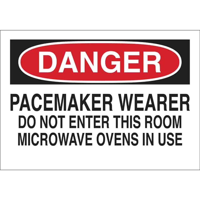 25269 B401 10X14 RED/BLK/WHT DANGER