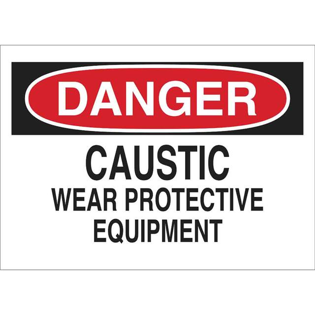 22310 B401 10X14 RED/BLK/WHT DANGER