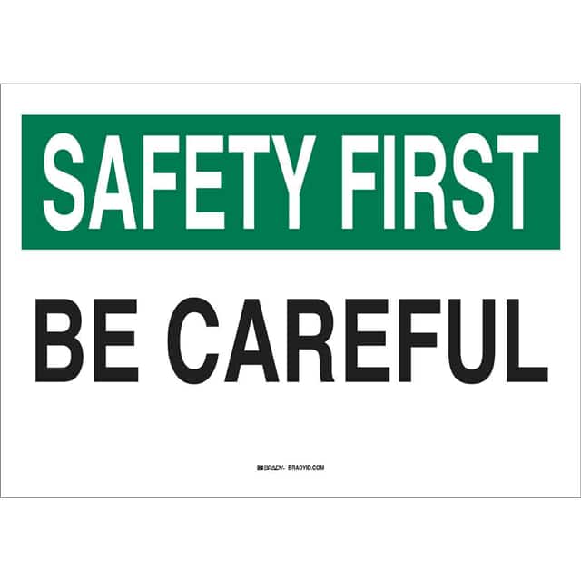 25310 B401 10X14 GRN/BLK/WHT SAFETY FI