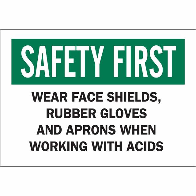 22369 B401 7X10 GRN/BLK/WHT SAFETY FIR