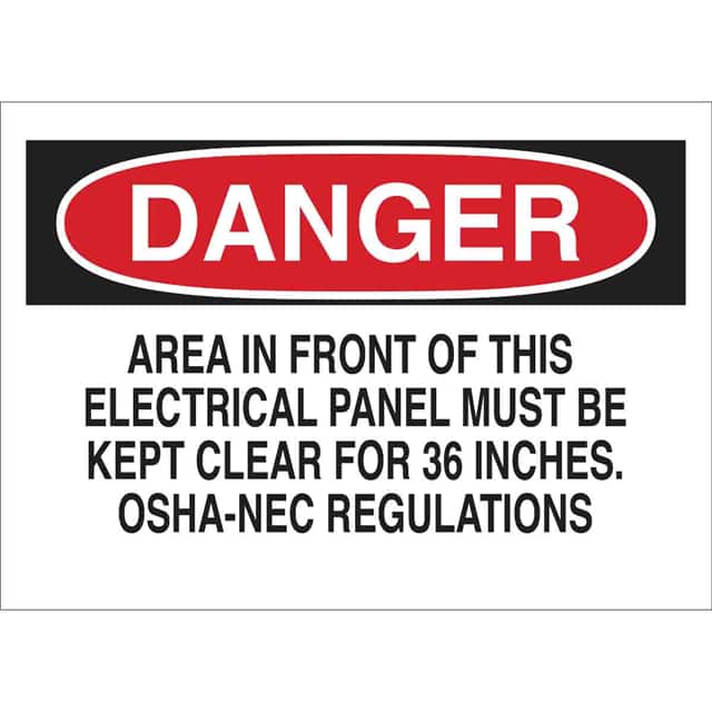 122726 ELECTRICAL HAZARD SIGN