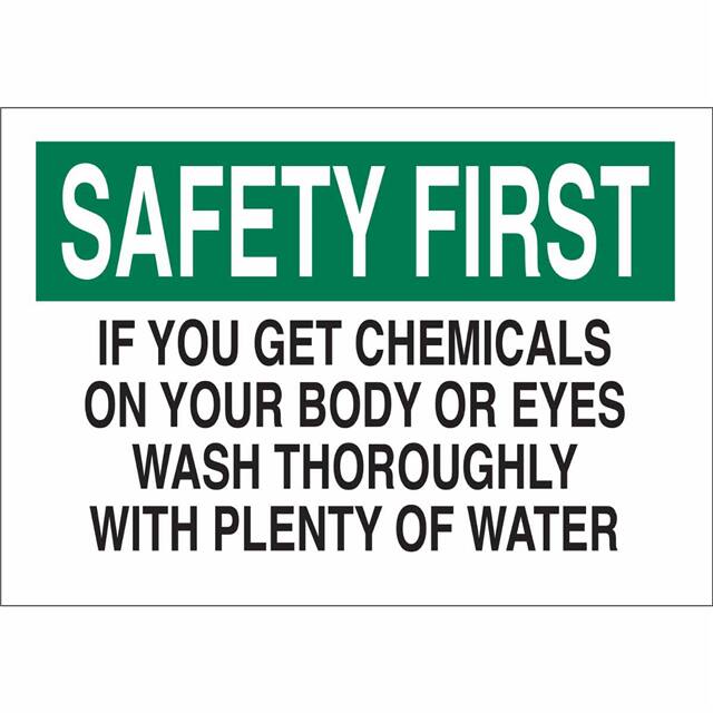 22368 B401 10X14 GRN/BLK/WHT SAFETY FI