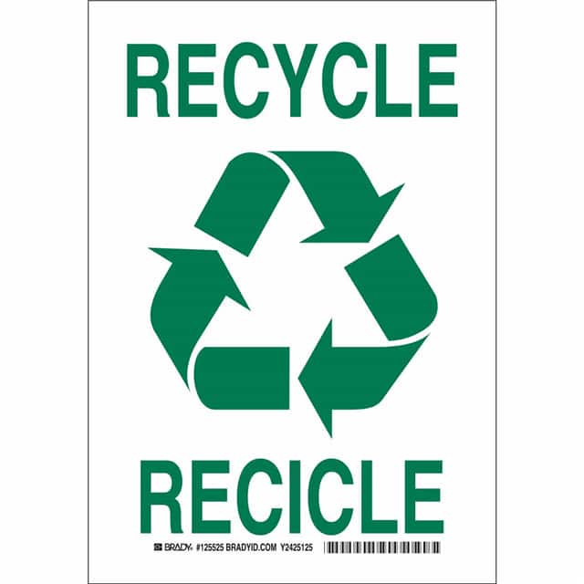 125527 B401 14X10 GRN/WHT BILING/RECYCL