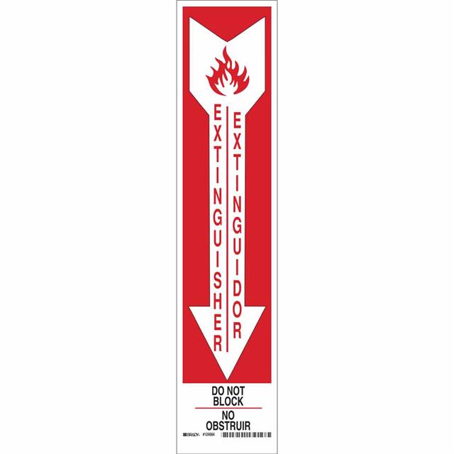 124562 B555 18X4 BLK/RED/WHT EXTINGUISH