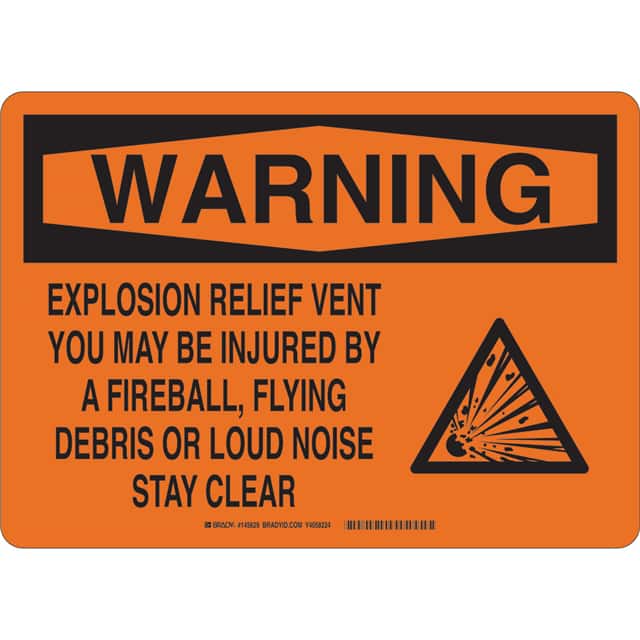 145630 B302,ORN/BLK,10X14,EXPLOSION REL