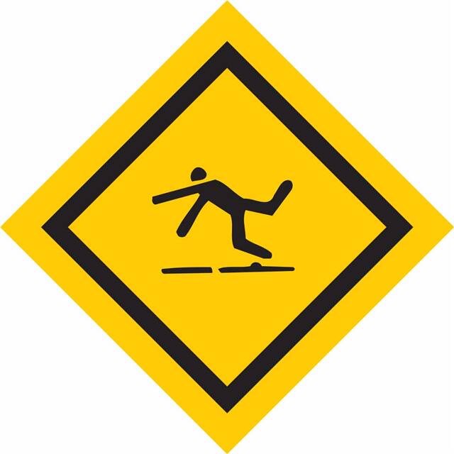 88503 FALL PROTECTION SIGN
