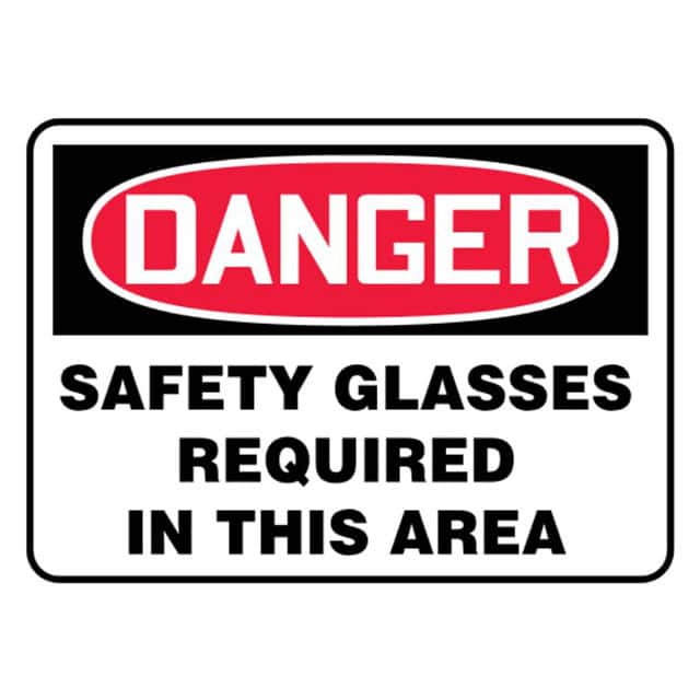 PVS1014D7277 SIGN ELECTRL WARN 14"X10" R/BK/W