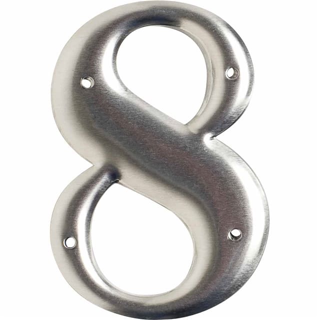 1600-8 ALUMINUM EMBOSSED NUMBERS & LETT