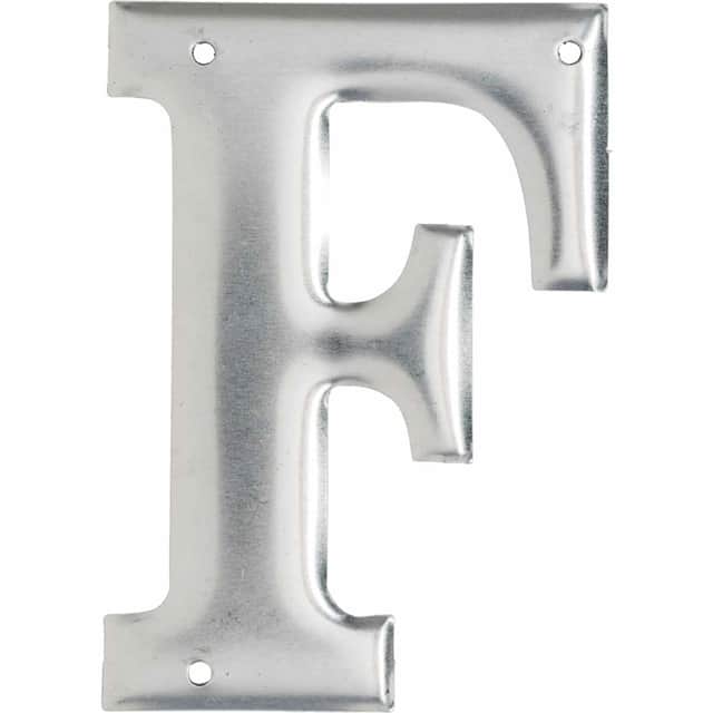 1600-F ALUMINUM EMBOSSED NUMBERS & LETT