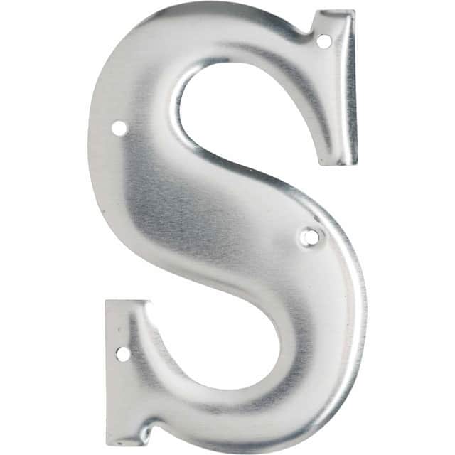 1600-S ALUMINUM EMBOSSED NUMBERS & LETT