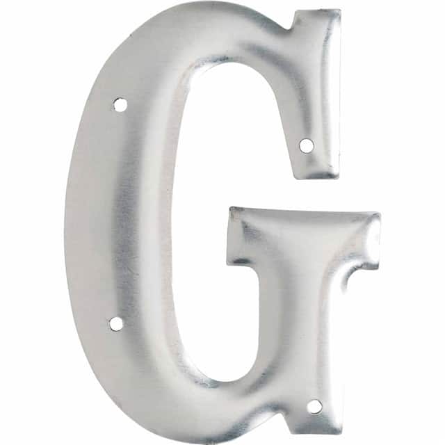 1600-G ALUMINUM EMBOSSED NUMBERS & LETT
