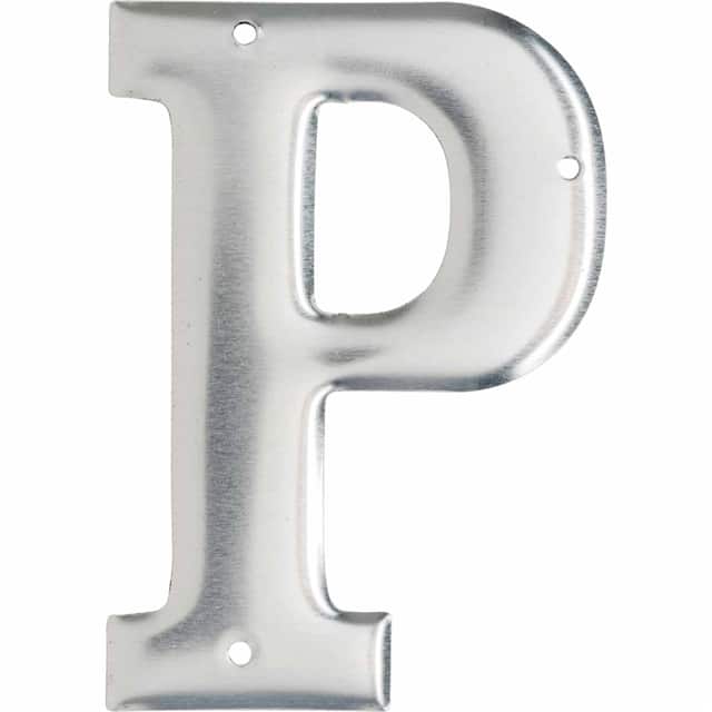 1600-P ALUMINUM EMBOSSED NUMBERS & LETT
