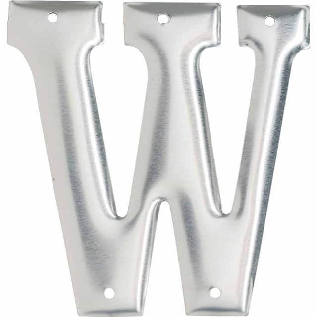 1600-W ALUMINUM EMBOSSED NUMBERS & LETT
