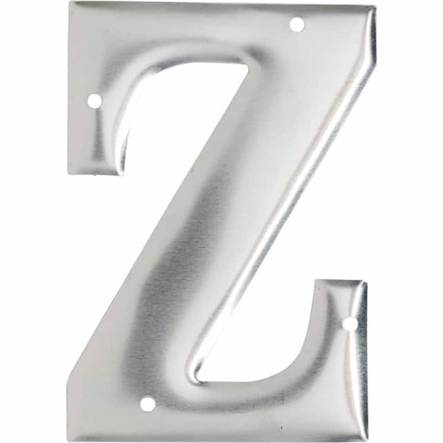 1600-Z ALUMINUM EMBOSSED NUMBERS & LETT