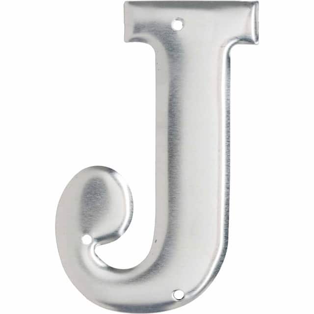 1600-J ALUMINUM EMBOSSED NUMBERS & LETT