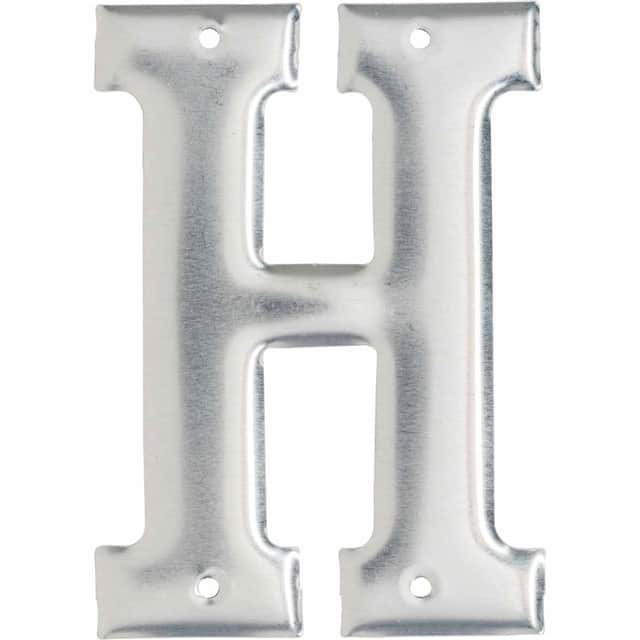 1600-H ALUMINUM EMBOSSED NUMBERS & LETT