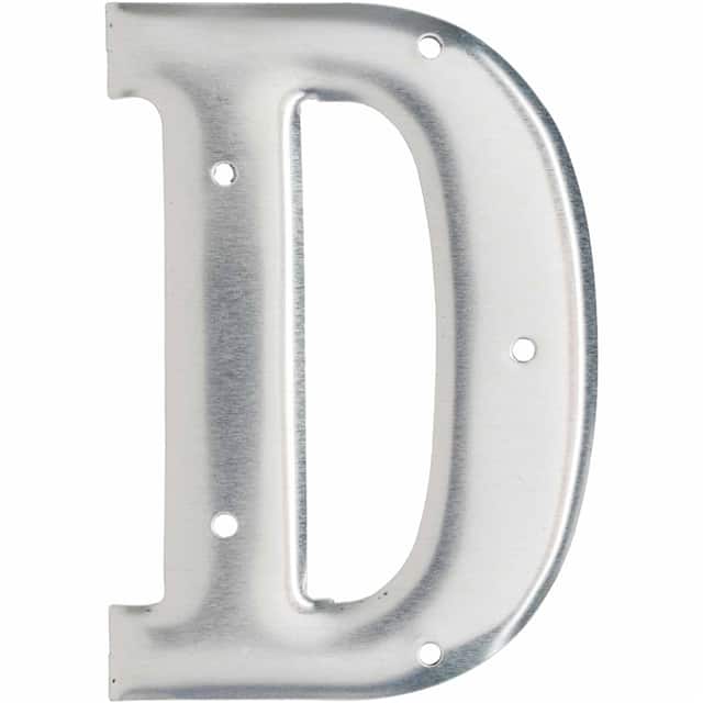 1600-D ALUMINUM EMBOSSED NUMBERS & LETT