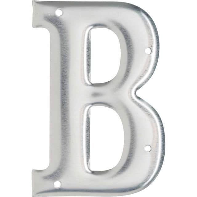 1600-B ALUMINUM EMBOSSED NUMBERS & LETT