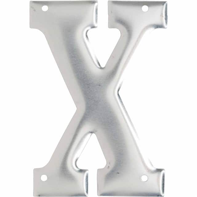 1600-X ALUMINUM EMBOSSED NUMBERS & LETT