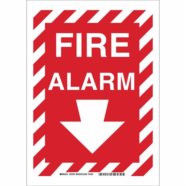 86090 B302-10X14-WG-O-FIRE SIGN
