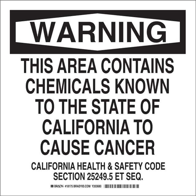 18175 B302 SAFETY SIGN 10X14 BLK/WHT