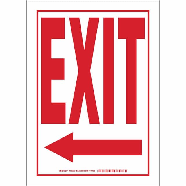 103623 B302-10X14-WG-O-14X10 RED/WHT