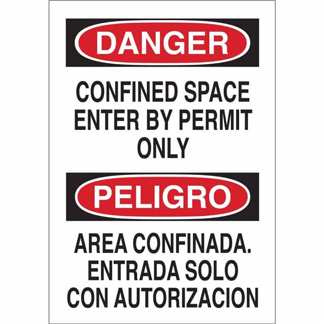 90803 B302-10X14-WG-O-BILINGUAL SIGN