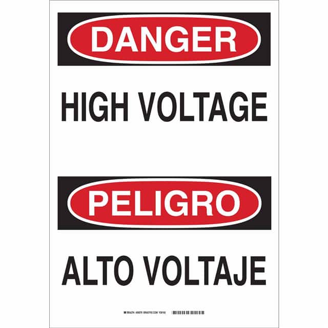 90797 B302-10X14-WG-O-BILINGUAL SIGN