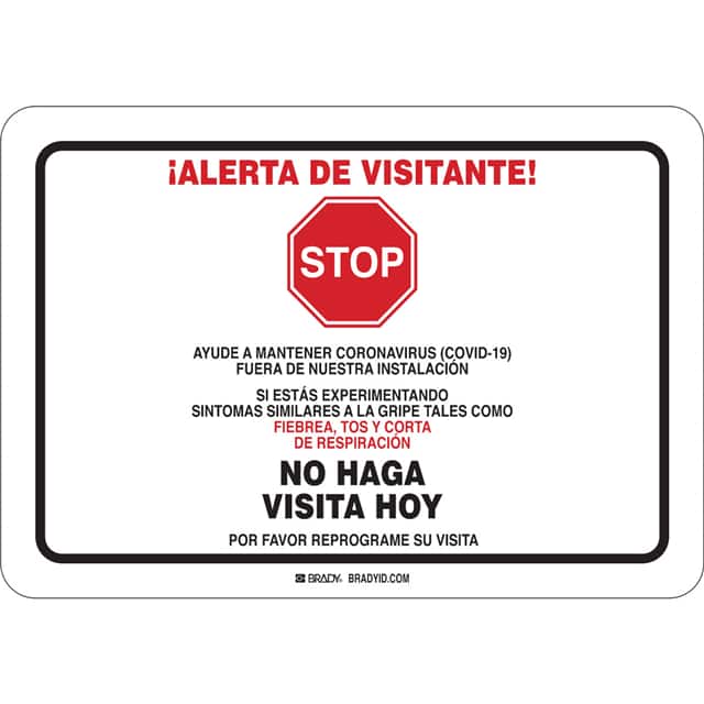 170298 B555, 10X14, SPAN VISITOR ALERT