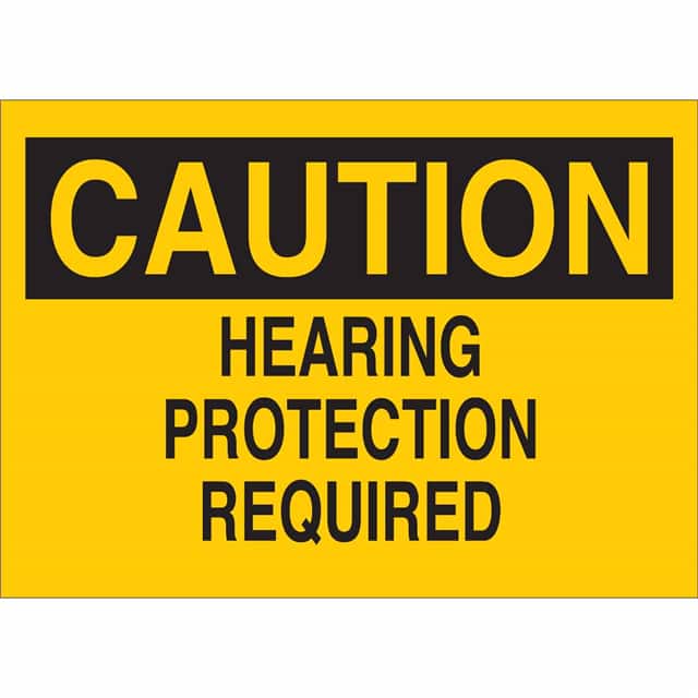 40972 B555,10H X14W BLK/YEL,HEARING PR