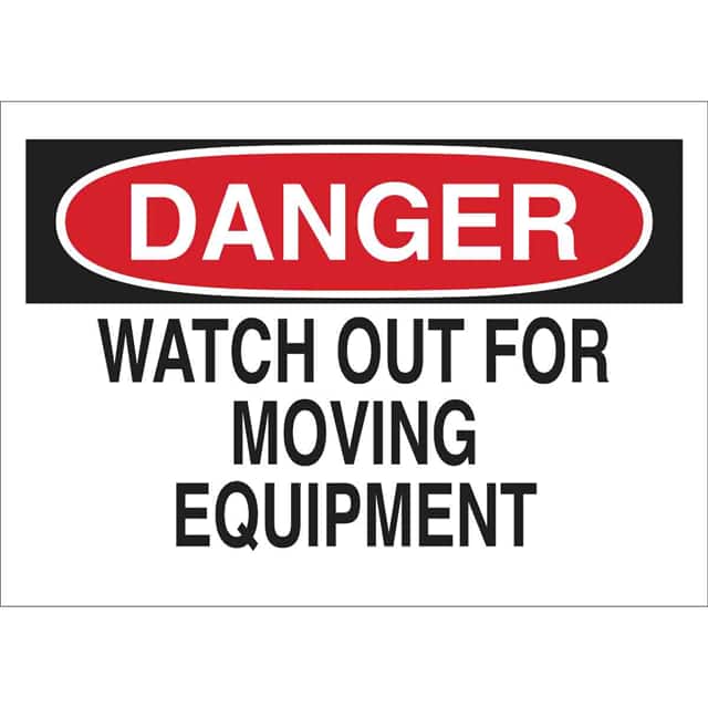 42570 B555 7X10 RED/BLK/WHT DANGER
