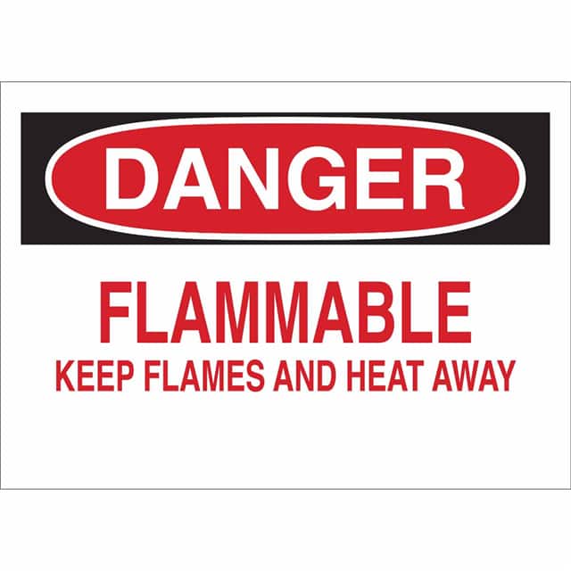 43240 B555 10X14 RED/BLK/WHT DANGER