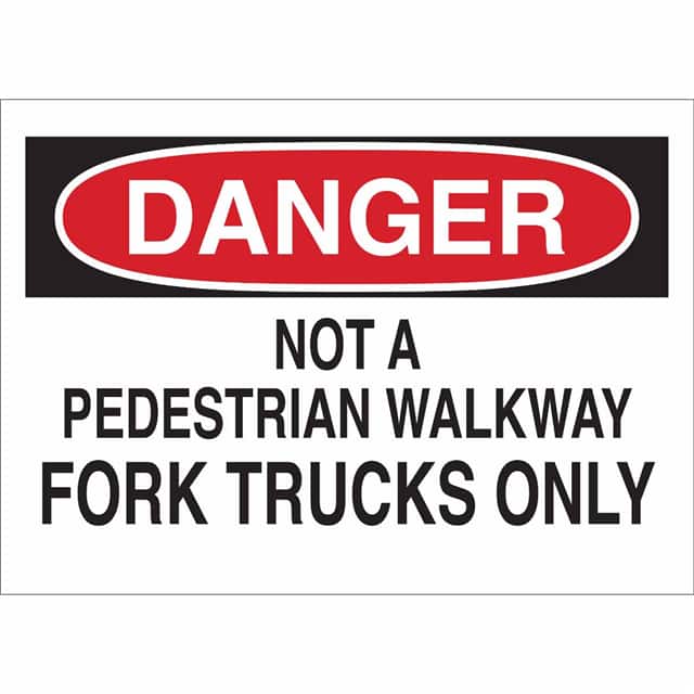 40681 B555 7X10 RED/BLK/WHT DANGER