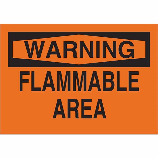 43267 B555 7X10 BLK/ORG WARNING