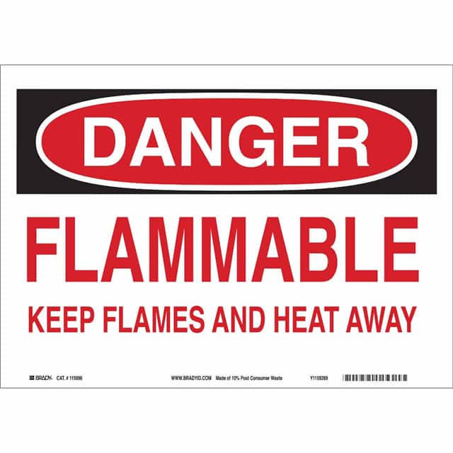 116160 B563,ECO, 10"H X 14"W, DANGER SI