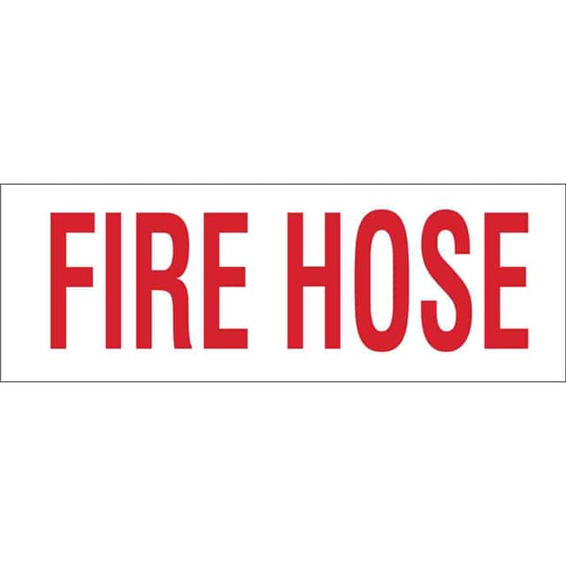 47279 B120 3.5X10 FIRE SIGN