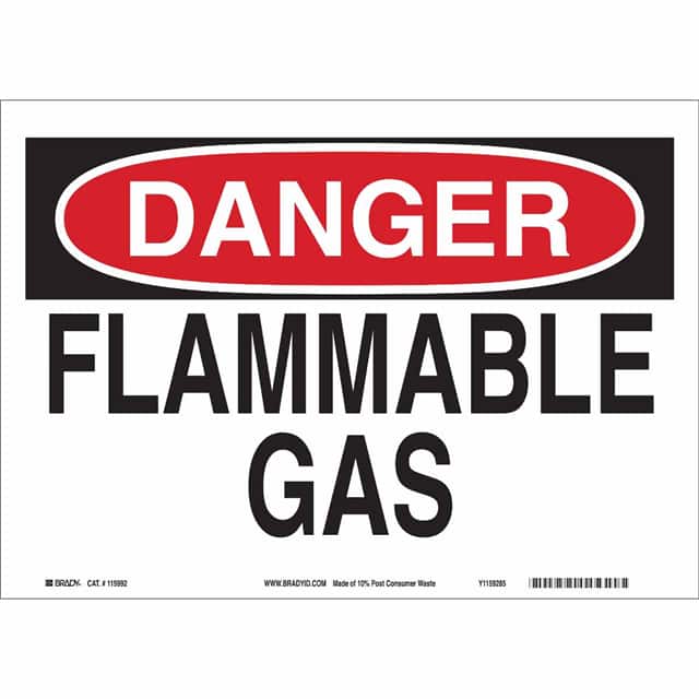 116156 B563,ECO, 10"H X 14"W, DANGER SI