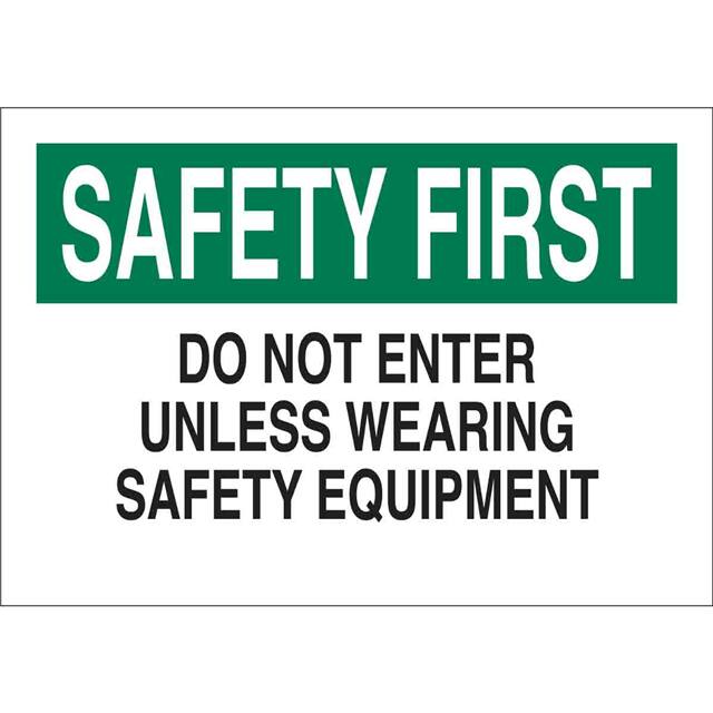 40755 B555 7X10 GRN/BLK/WHT SAFETY FIR
