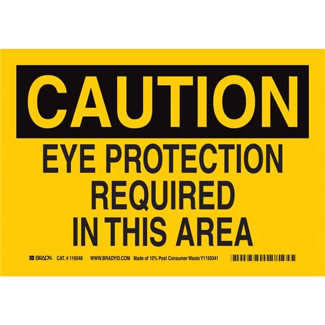 116212 B563,ECO, 7"H X 10"W, CAUTION SI