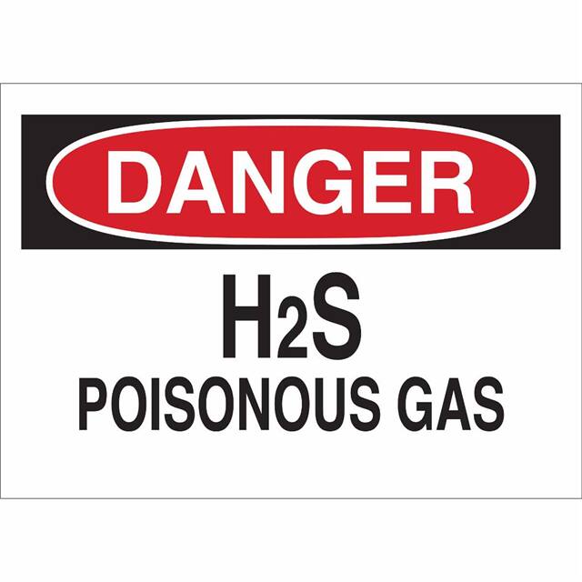 43016 B555 10X14 RED/BLK/WHT DANGER