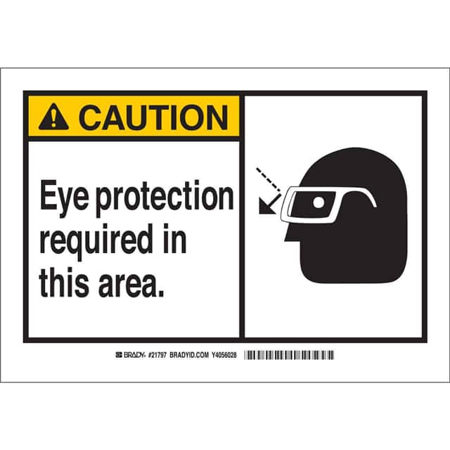 46750 B555 10X14 ANSI BLK,YEL/WHT EYE
